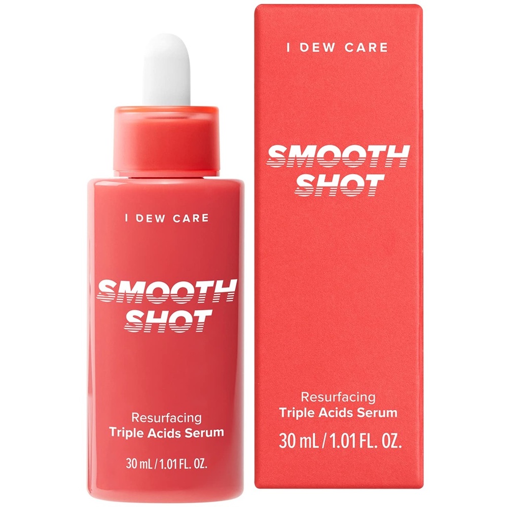 I DEW CARE Smooth Shot Resurfacing Triple Acids Serum 30 mL/ 1.01 FL. OZ. Bottle